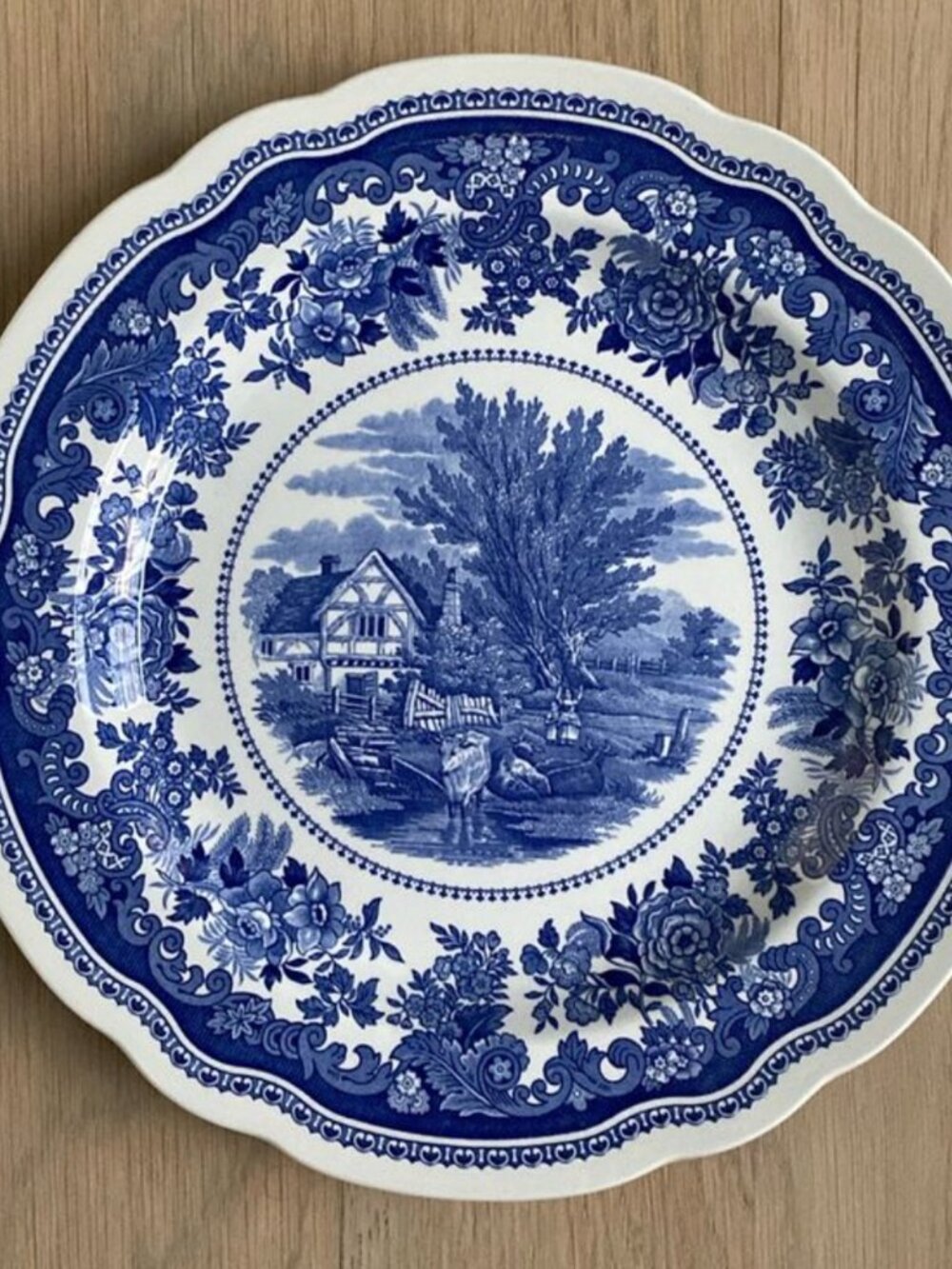 Spode Blue Room Collection "Pastures" English Countryside Collector Plate